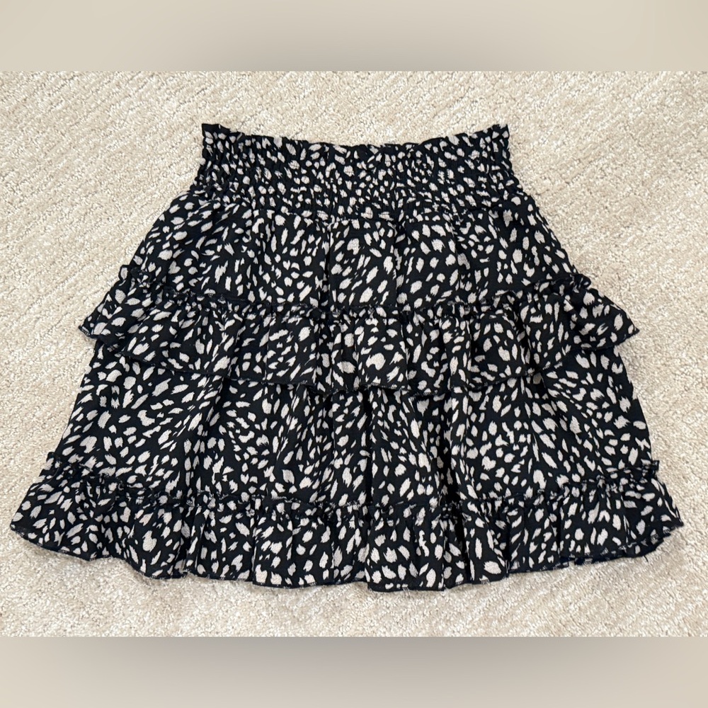 Altar’d State Tiered Ruffle Skirt, Size Small